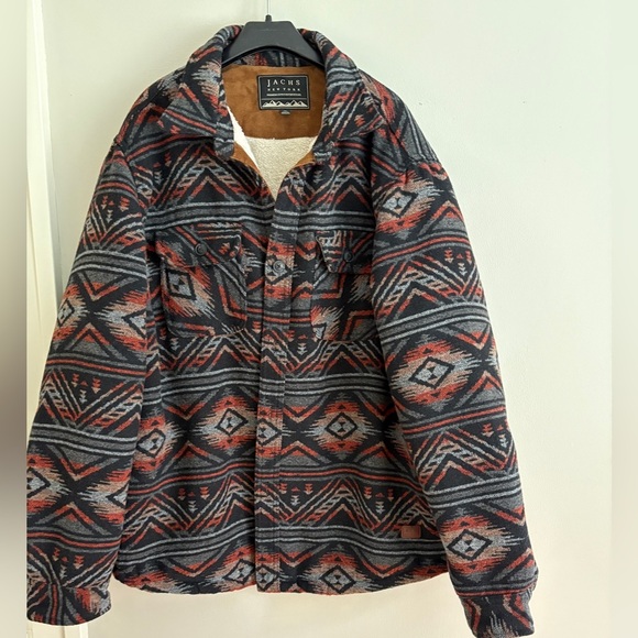 JACHS New York Aztec Pattern Jacket - Picture 1 of 8